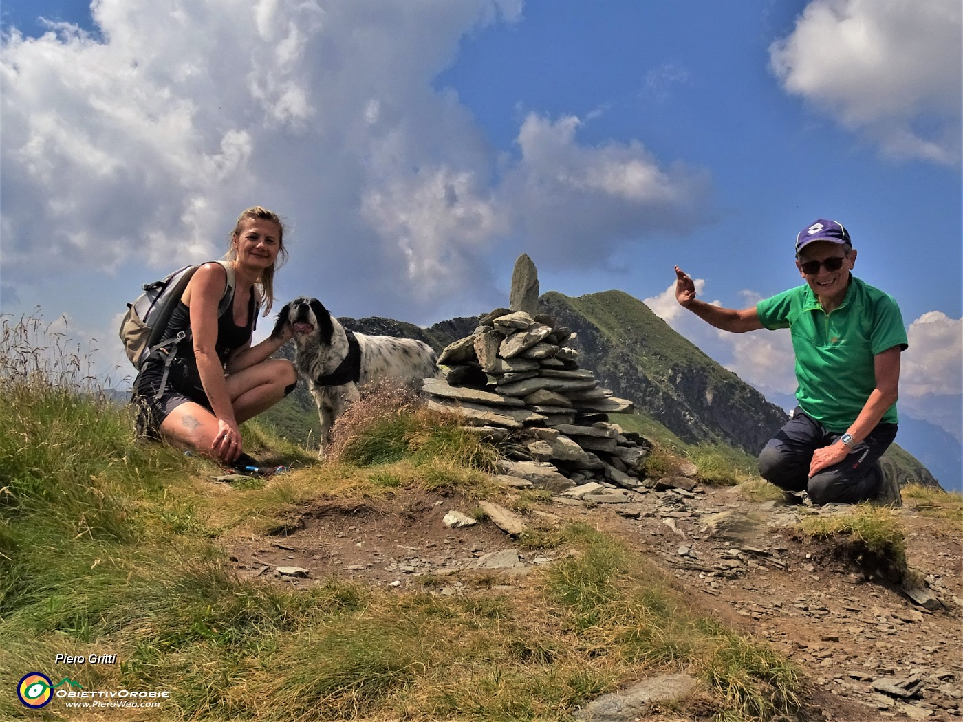 58 In vetta a Cima di Lemma (2348 m) con vista in Pizzo Scala (2427 m).JPG